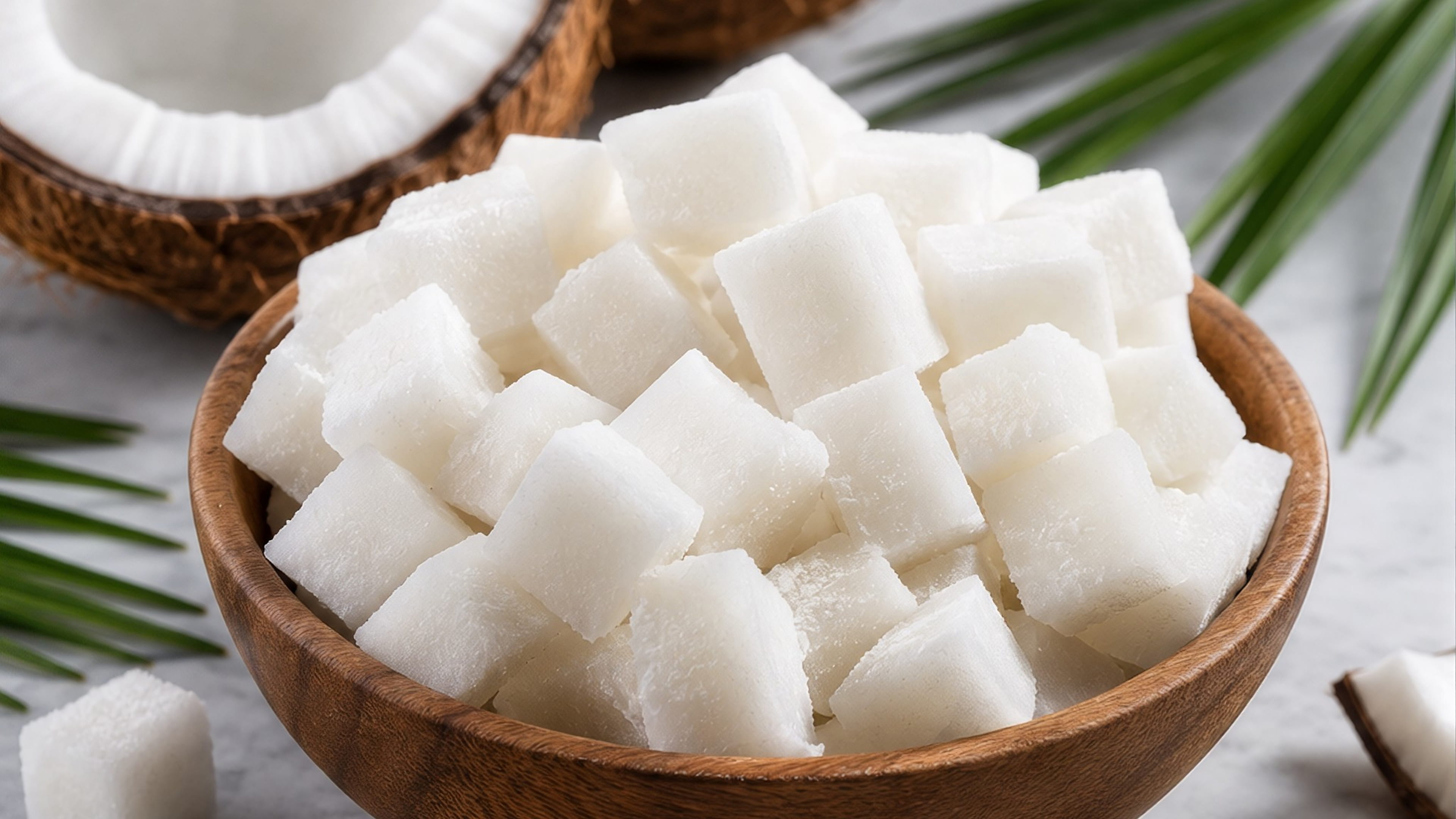 Frozen IQF Coconut Cubes